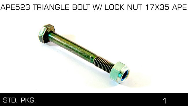 APE523 TRIANGLE BOLT W LOCK NU T 17X35 APE